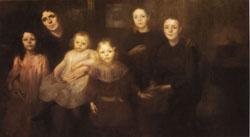 Eugene Carriere The Painter's Family oil painting image
